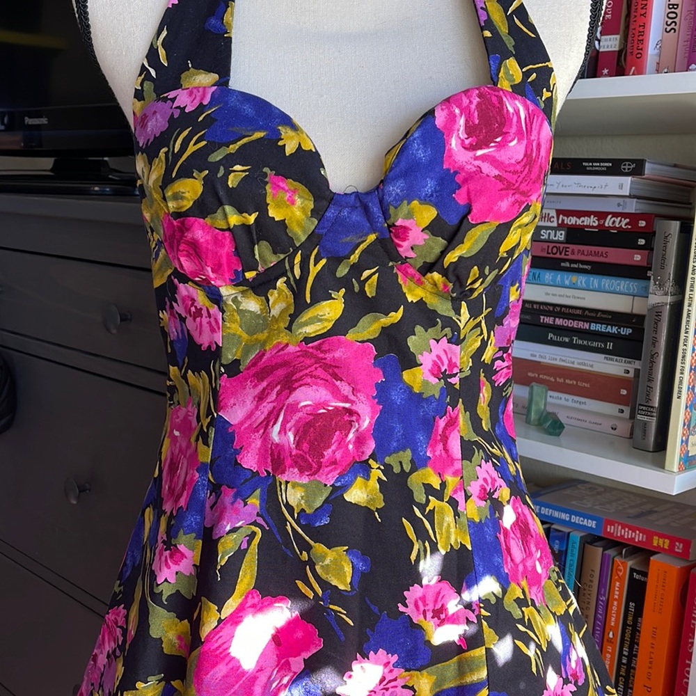 VINTAGE HALTER SWING DRESS
